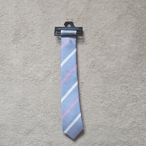 Banana Republic Tie with Gray and Pink Stripes NWOT